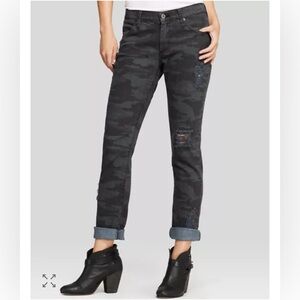 James Jeans Camo Straight Leg Women Jeans